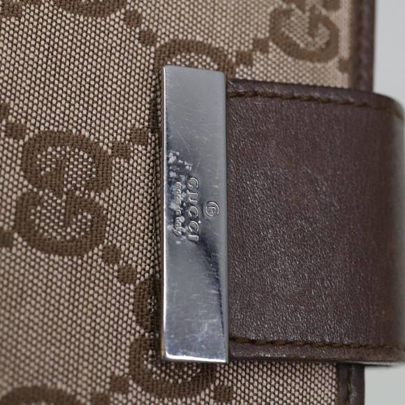 GUCCI GG Canvas Day Planner Cover Beige Auth 67555 - Picture 8 of 16